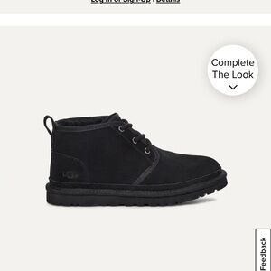 UGG Women's Black Lace Up Boots